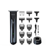 Wahl Chromini Duo trimmer med U-blad, T-blad, kamme og ladestation