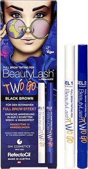 REF TWO GO BEAUTYLASH TINTING PEN BLACK BROWN