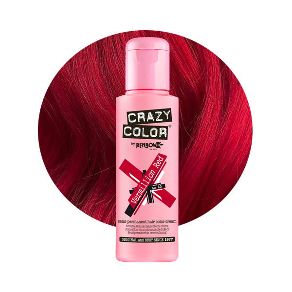 CRAZY COLOR VERMILLION RED 40