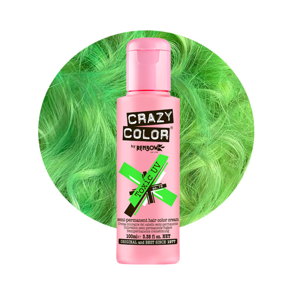 CRAZY COLOR 79 TOXIC NEON GREEN