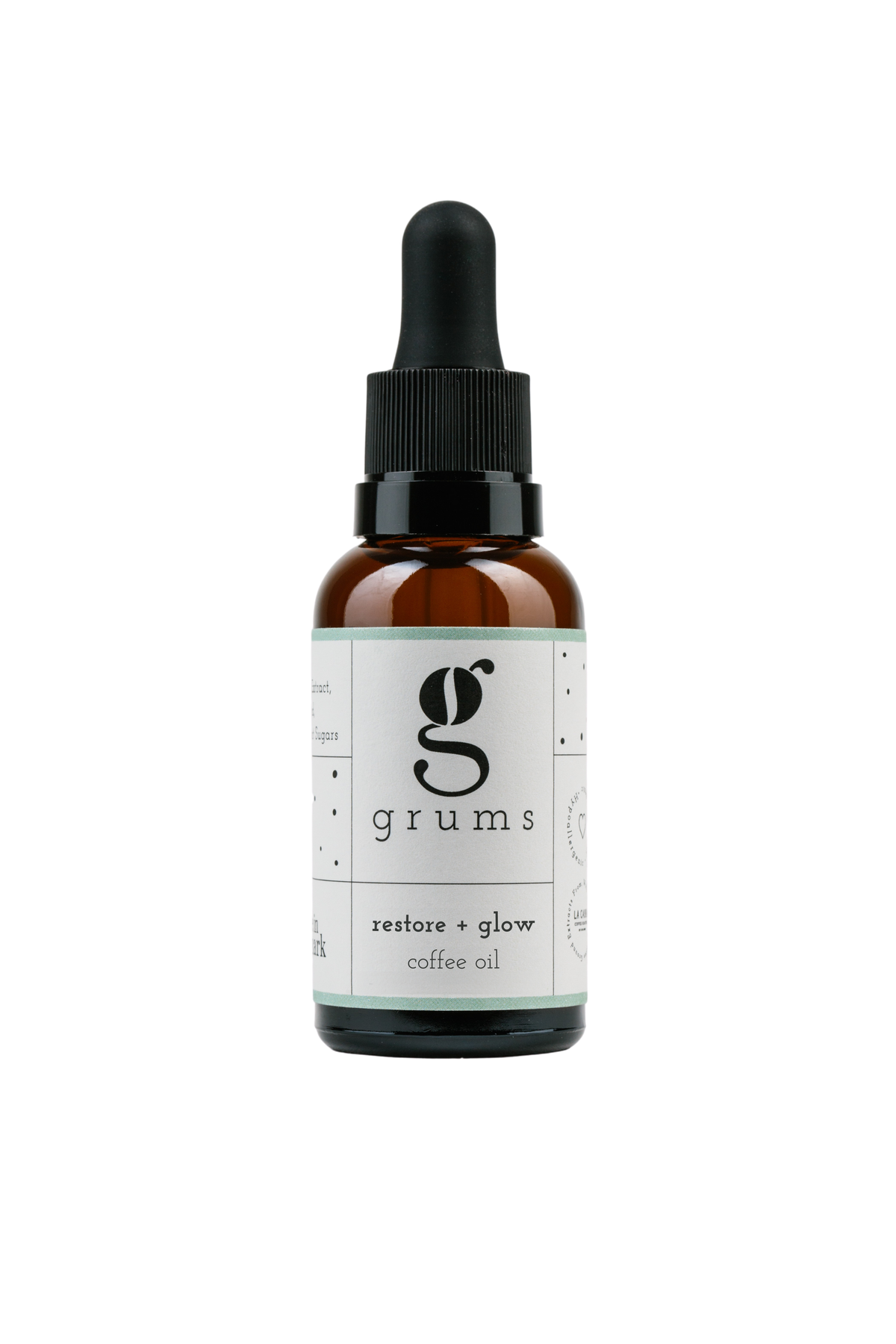 GRUMS RESTORE + GLOW COFFEE OIL 15 ML