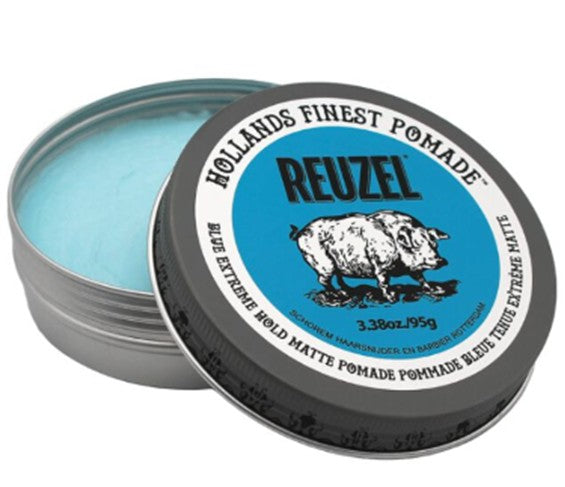 REUZEL EXTREME HOLD BLUE MATTE POMADE PIG 95G