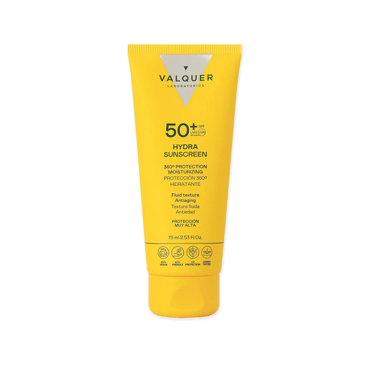 VALQUER HYDRA SUNSCREEN SPF50 75ML FACIAL