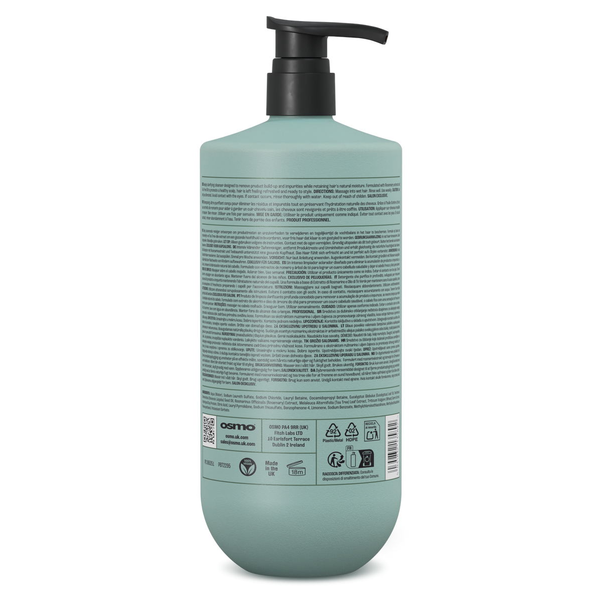 OSMO SCALP THERAPY DETOXIFY SHAMPOO 1000ML