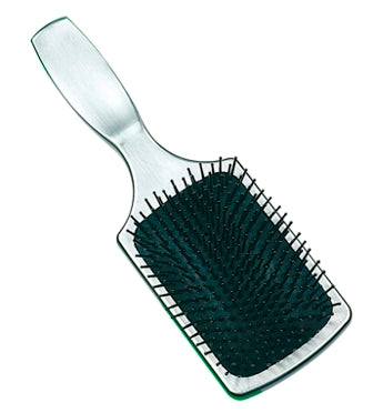 PADDLE BØRSTE BRED SØLV