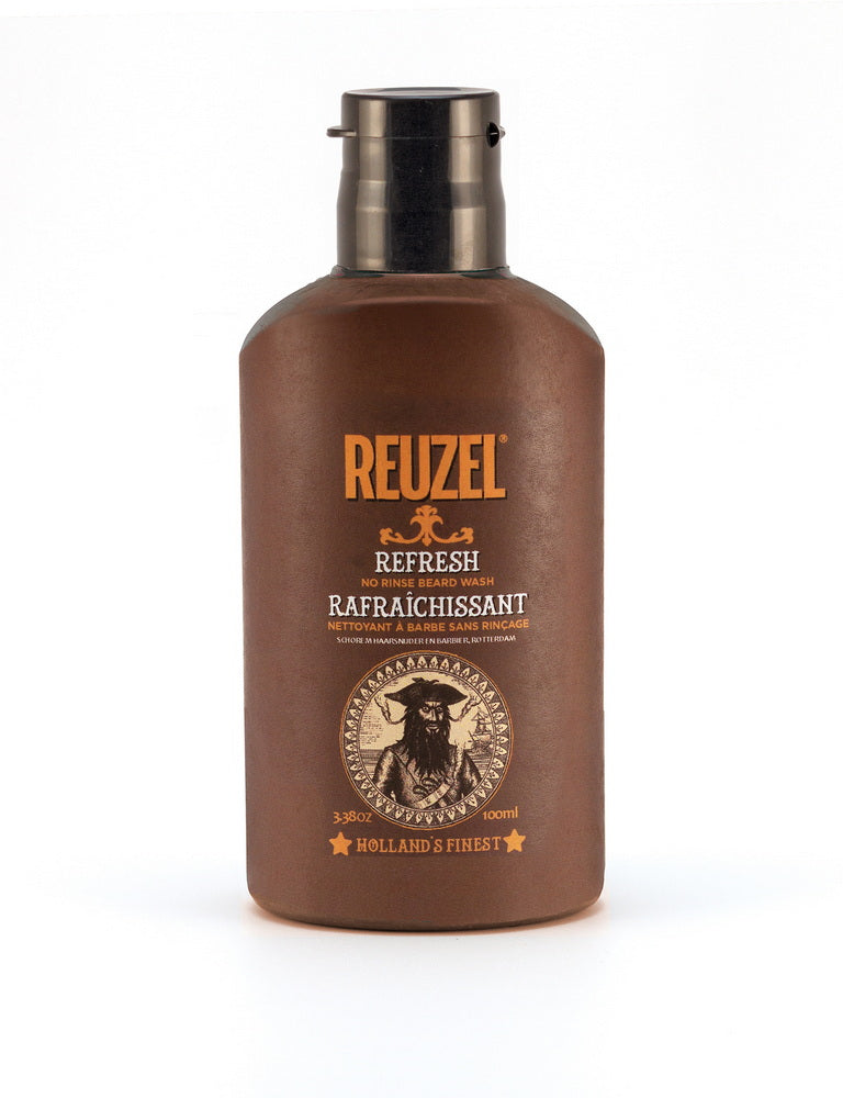 REUZEL REFRESH NO RINSE BEARDWASH 100ML
