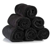 HÅNDKLÆDE MIKROFIBER SORT