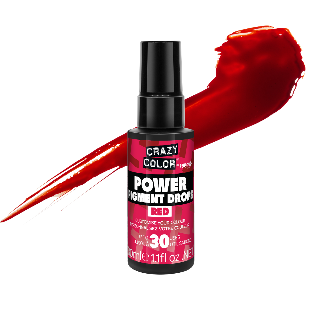 CRAZY COLOR HYPE TONING DROPS RED 50ML