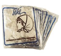 REGNHÆTTE M/HVIDE PRIKKER